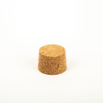 Tapón de corcho SERILDA de corcho prensado, natural, 2,5cm, Ø3,4/3,8cm