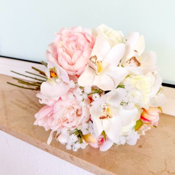 Ramo de novia Creación Amor en forma de flor – Deseo del cliente de Alissa Ramo de novia Creación Amor en forma de flor – Deseo del cliente de Alissa