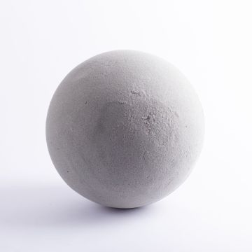 Bola de esponja floral DEINA para flores artificiales, gris, Ø25cm Bola de esponja floral DEINA para flores artificiales, gris, Ø25cm