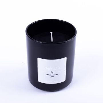 Vela perfumada MIREYA en vaso, Amber Noir, negra, 9,3cm, Ø7,9cm, 35h