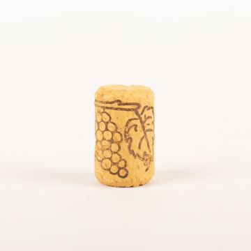 Corcho para manualidades WINONA de corcho natural, con dibujo, natural, 3,8cm, Ø2,4cm