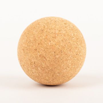 Bola de corcho MEDORA de corcho prensado, natural, Ø8cm