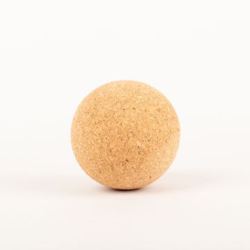Bola de corcho MEDORA de corcho prensado, natural, Ø4cm