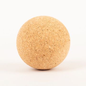 Bola de corcho MEDORA de corcho prensado, natural, Ø7cm