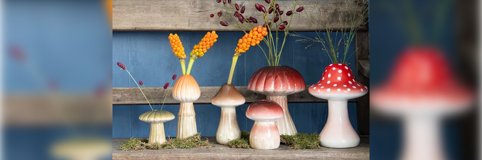 Adornos de mesa para el otoño