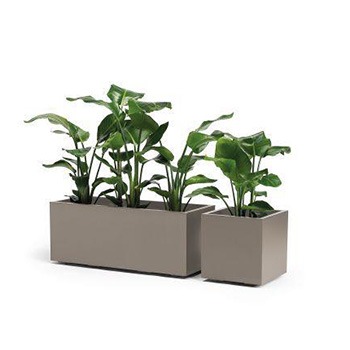 Macetas con depósito de agua